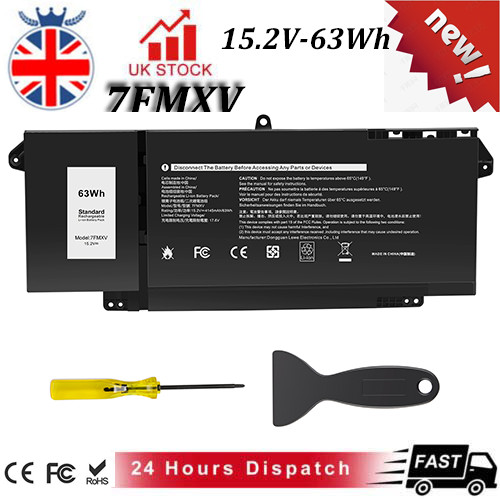 7fmxv battery for - 7fmxv, dell