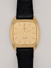 1979 Omega DeVille 1365 24mm Swiss Gold Watch 591.0099. Accurate. New Battery.