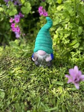 Latex Mould To Make This Gnome w Spade Ornament, Garden Mold Concrete or Plaster