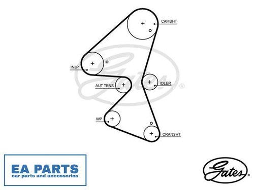 Timing belt for peugeot 2008 - belt,