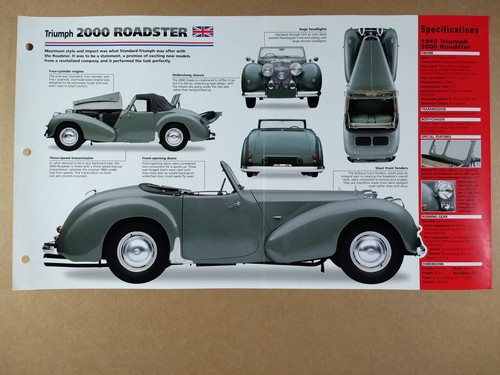1949 triumph 2000 roadster - triumph,