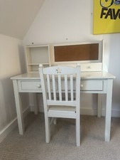 Feather and Black Children’s Desk and Chair