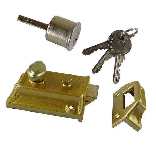 Handed rim lock black - 150, x