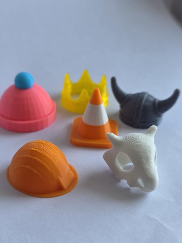 Printed sea urchin - urchin, hats