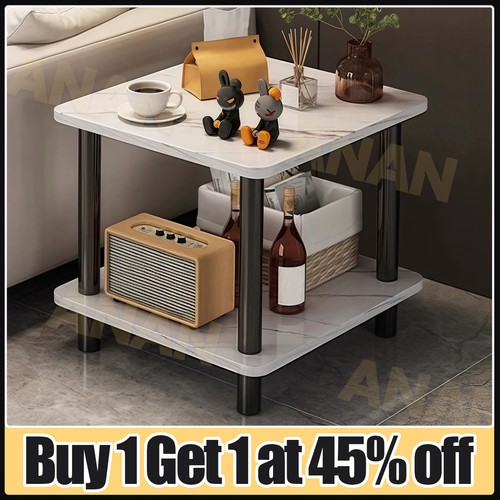 Tier wood side table coffee - side,