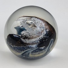 Selkirk Glass Paperweight Hand