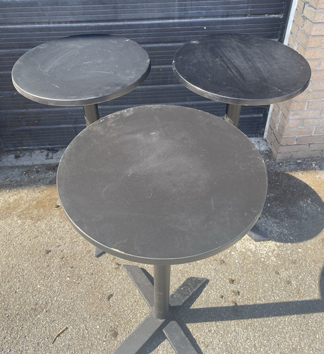Lot round black folding - lot,