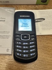 Samsung GT-E1080i Basic Mobile Phone Senior Use Buttons Colour Screen Boxed