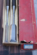 Luthier Tools 2 x 'Antique' Japanese Nomi (Chisels) Old Master Tokutsuna