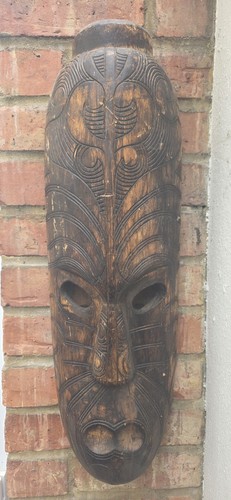 Hand carved wooden - hand-carved, tribal