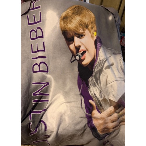 Justin bieber fleece throw - justin,