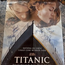 TITANIC (1996) Poster SIGNED