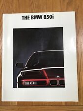 BMW 850i colour brochure 1991