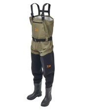 Daiwa Hybrid Chest Waders Breathable Neoprene Fishing Waterproof Boot Pocket