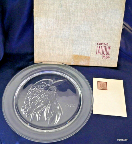 Lalique annual edition plate - lalique,