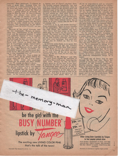 Lipstick tangee 1956 - lipstick,