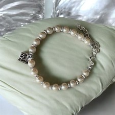 Faux pearl Bracelet With Heart