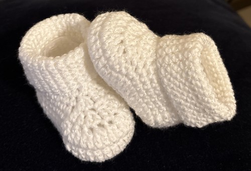 Handmade white crochet baby - handmade,