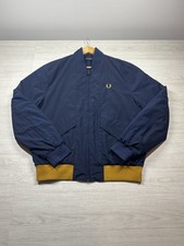 Fred Perry Navy Blue Quilted