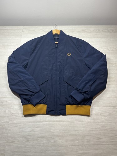 Fred perry bomber jacket navy - jacket,