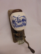 Vintage Delft Ceramic & Wood