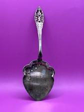 Vintage silver plate cake