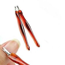 2x Cuticle Pusher Trimmer Remover Nipper Manicure Pedicure Fake Nail Art Cutter
