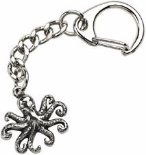 Octopus Crafted from UK Pewter Key Ring (WA) OCTKR