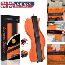 10" Duplicator Shape Contour Gauge Profile Ruler Tiling Laminate Tool With Lock