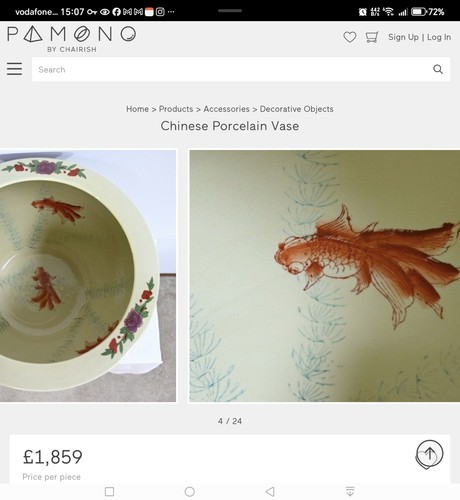 Chinese fish bowl - fish,