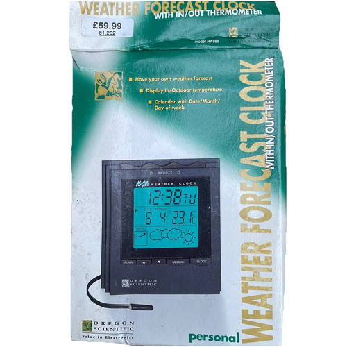 New oregon scientific ra888 - scientific,