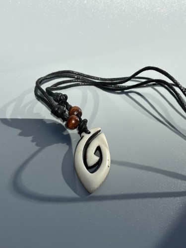Hand carved fish - hand, pendant