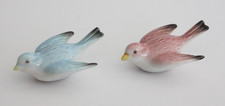 Ceramic Bird figurines, Blue