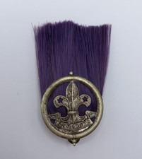 Vintage Boy Scouts Cap Badge - Commissioner, Approx. 50s, Fine Aged Condition