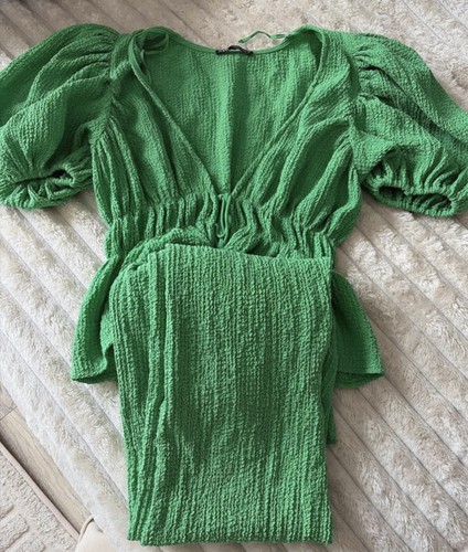 Zara flared floaty crinkle
