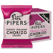 Pipers Crisps Chorizo Flavour