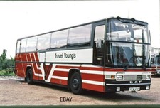 Original 35mm Bus /  Coach slide  DAF / Jonckheere  Coach  . Travel Youngs
