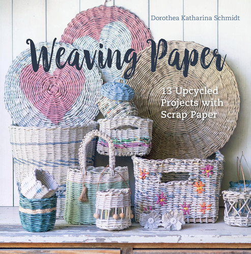 Weaving paper upcycled - weaving, paper: