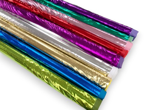 Stretch foil fabric mirror - foil,