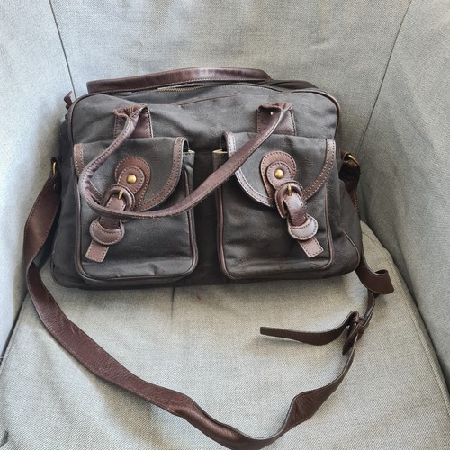 Timberland canvas leather trim - leather,
