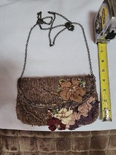 Small Tan Fabric Mary Frances