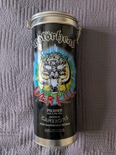 Motorhead Overkill Pilsner Metal Tin 40th Anniversary Edition Collectable Tin