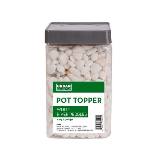 White river pebbles - white,