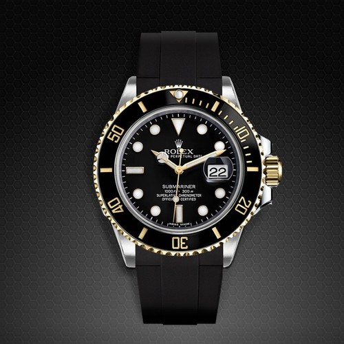 Rubber m103blk rolex - m103blk,