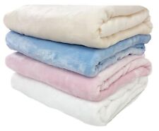 Plain Cuddle Fleece Fabric Warm Super Soft Plush Dress Gown Blanket Material