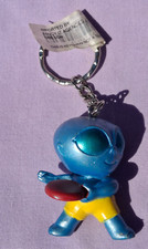 Sporty Aliens Frisbee Player Key Ring Key Chain with original label #3