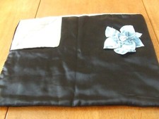 Vintage 1920"s Satin Black &