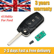 3 Button Remote Flip Key Fob