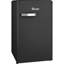 Swan SR11035BNE Retro Free Standing Fridge 77 Litres Black E Rated