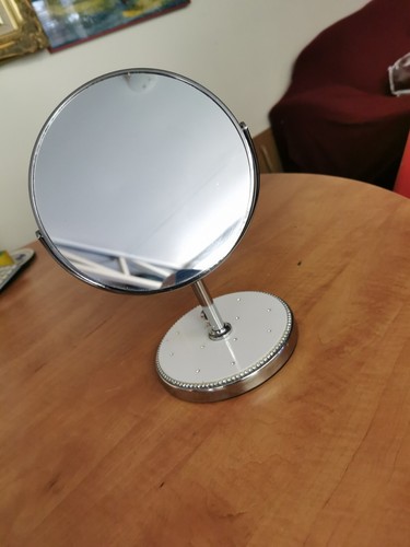 Chrome swivel dressing table - chrome,